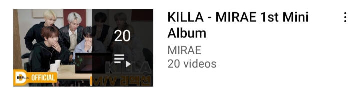 KILLA - MIRAE 1st Mini Album