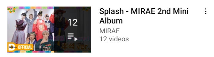 Splash - MIRAE 2nd Mini Album